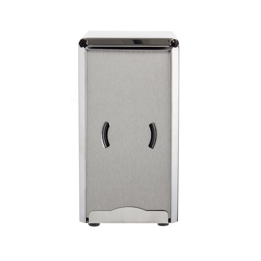 Tablecraft Full Size Stainless Steel Napkin Holder, 1 x 1 each Case - Janitorial Supplies