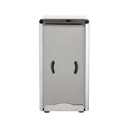 Tablecraft Full Size Stainless Steel Napkin Holder, 1 x 1 each Case - Janitorial Supplies