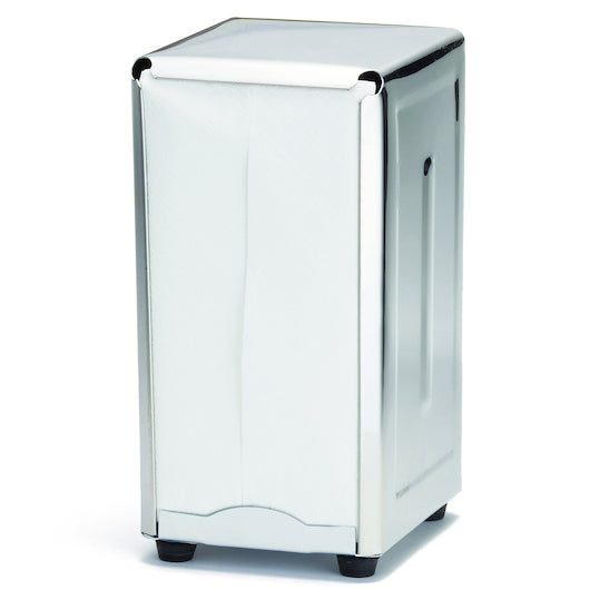 Tablecraft Full Size Stainless Steel Napkin Holder, 1 x 1 each Case - GS1 product-in-use image