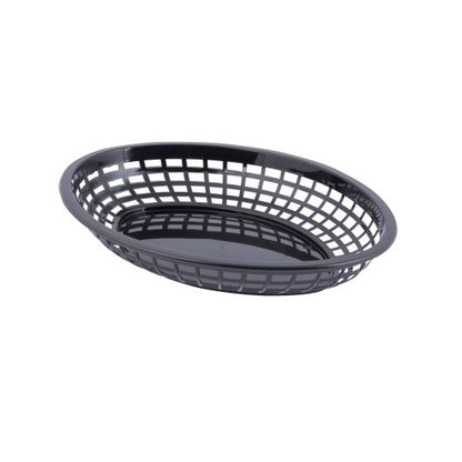 Tablecraft Oval Jumbo Black Basket, 1 x 36 each Case - DOT product image 3