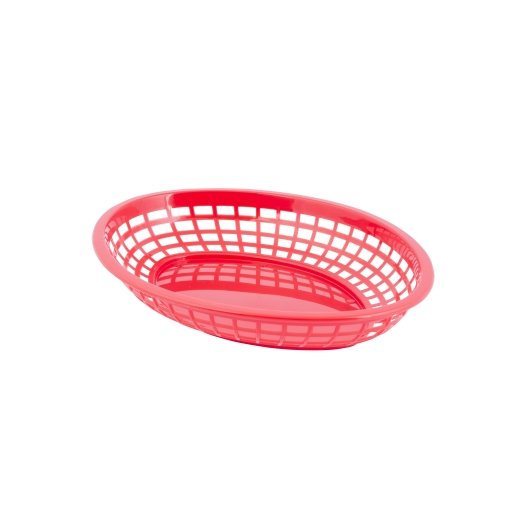 Tablecraft 11.7 Inch Red Oval Jumbo Basket, 1 x 36 each Case - DOT product image 3