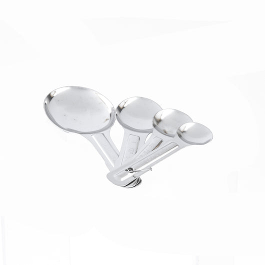 Tablecraft Measuring Spoon Stainless Steel, 1 x 1 ST Case - Kitchen Smallware