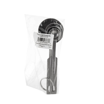 Tablecraft Premium 4 Piece Measuring Spoon Set, 1 x 1 ST Case - Kitchen Smallware