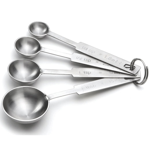Tablecraft Premium 4 Piece Measuring Spoon Set, 1 x 1 ST Case - DOT product image 6