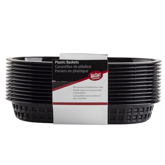 Chicago Platter Basket CASH & CARRY CHICAGO BASKET BLACK, 1 x 12 ct Case - DOT product image 5