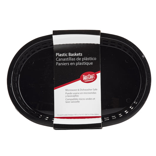 Chicago Platter Basket CASH & CARRY CHICAGO BASKET BLACK, 1 x 12 ct Case - DOT product image 2