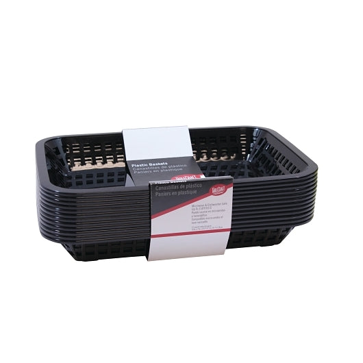 Tablecraft CASH & CARRY BASKET GRANDE BLACK, 1 x 12 ct Case - Alternate product angle or state