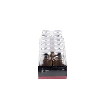 Tablecraft SHAKER SALT & PEPPER GLASS 1 OUNCE, 4 x 12 ct Case - DOT product image 2