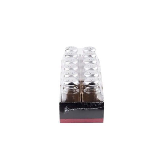 Tablecraft SHAKER SALT & PEPPER GLASS 1 OUNCE, 4 x 12 ct Case - DOT product image 2