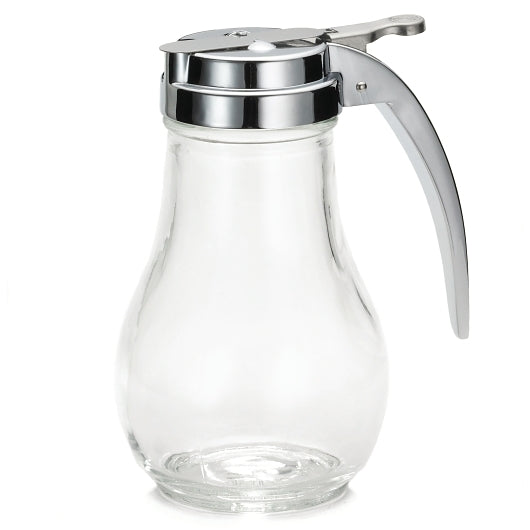 Tablecraft DISPENSER SYRUP TEARDROP GLASS 1, 4 x 4 each Case - DOT product image 3