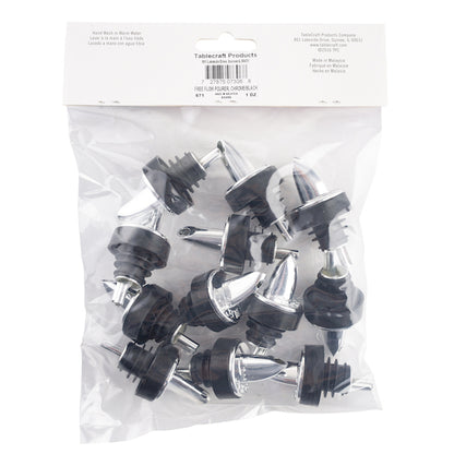 Tablecraft Chrome Black Free Flow Pourer, 1 x 12 each Case - DOT product image 2