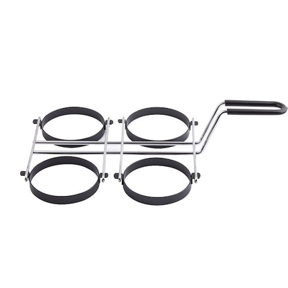 Tablecraft 4 Egg Nonstick Rings, 1 x 1 each Case - Cookware & Bakeware