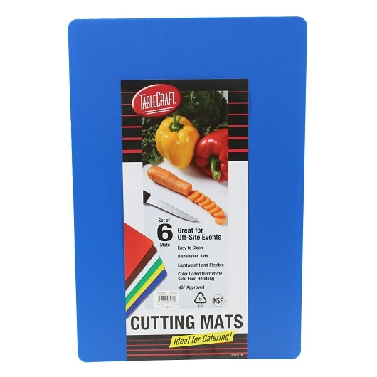 TableCraft Flexible Cutting Mats Assorted Color, 1 x 6 each Case - Disposables