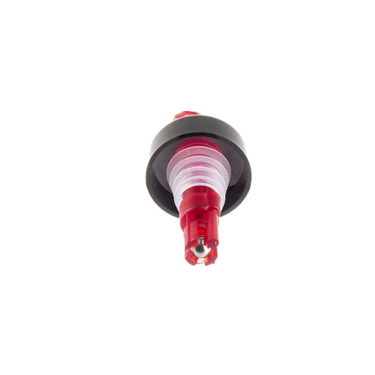 Tablecraft 1 Ounce Red Tube Red Spout Proper Pourer, 1 x 12 each Case - GS1 product shown out of package