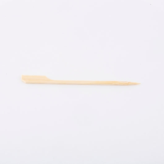 Tablecraft 4.5 Inch Bamboo Paddle Pick, 1 x 100 ct Case - GS1 product shown out of package
