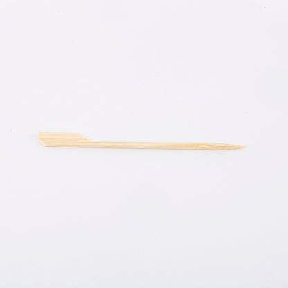 Tablecraft 4.5 Inch Bamboo Paddle Pick, 1 x 100 ct Case - GS1 product shown out of package