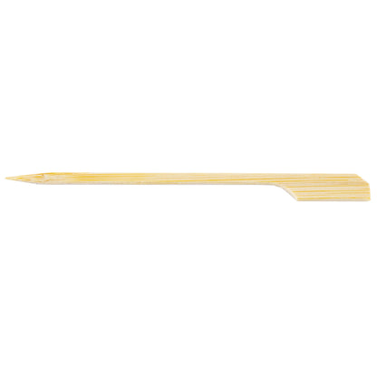 Tablecraft 4.5 Inch Bamboo Paddle Pick, 1 x 100 ct Case - GS1 product shown out of package