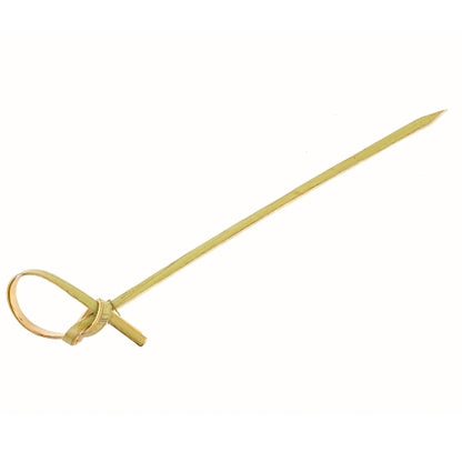 Tablecraft 4.5 Knot Bamboo Pick, 12 x 100 each Case - DOT product image 5