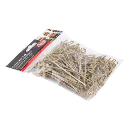 Tablecraft 4.5 Knot Bamboo Pick, 12 x 100 each Case - DOT product image 3
