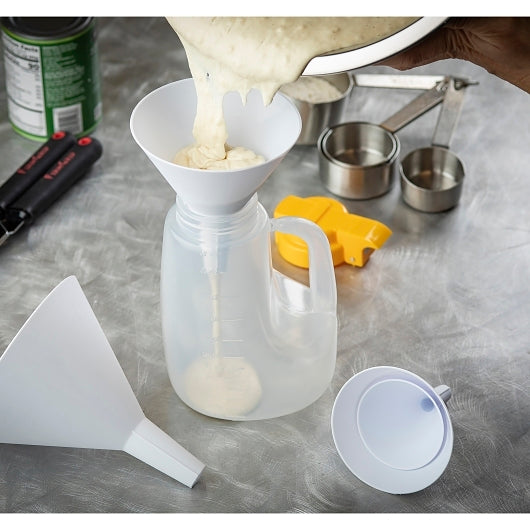 Tablecraft 5 Piece Plastic Funnel Set, 1 x 1 each Case - DOT product image 6