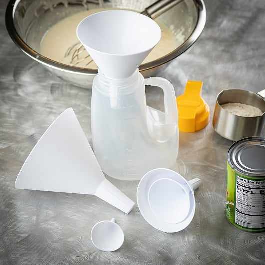 Tablecraft 5 Piece Plastic Funnel Set, 1 x 1 each Case - DOT product image 4
