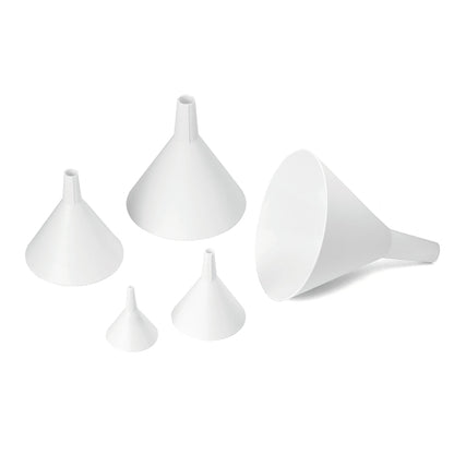 Tablecraft 5 Piece Plastic Funnel Set, 1 x 1 each Case - Disposables