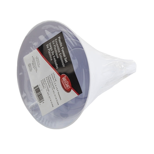 Tablecraft 5 Piece Plastic Funnel Set, 1 x 1 each Case - DOT product image 2