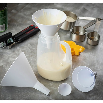 Tablecraft 5 Piece Plastic Funnel Set, 1 x 1 each Case - DOT product image 5