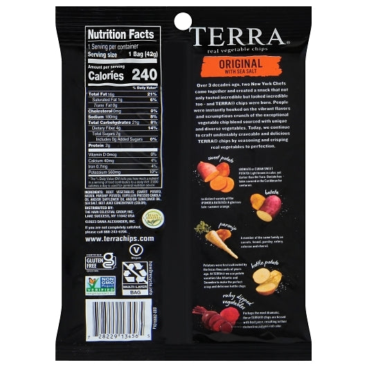 Terra Original Chips, 8 x 1.5 oz Case - Alternate product angle or state