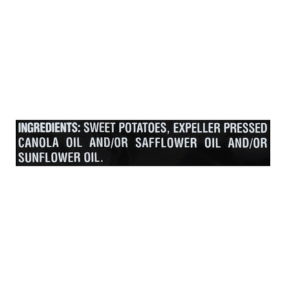 Terra Chips Plain Sweet Potato, 24 x 1.2 oz Case - Ingredients label