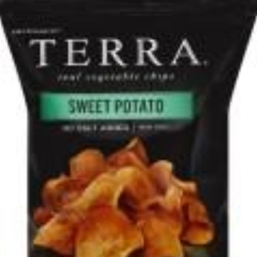 Terra Chips Plain Sweet Potato, 24 x 1.2 oz Case - Snacks