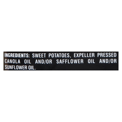 Terra Chips Plain Sweet Potato, 12 x 5 oz Case - Ingredients label