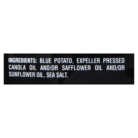 Terra Chips Blue Potato, 12 x 5 oz Case - Ingredients label