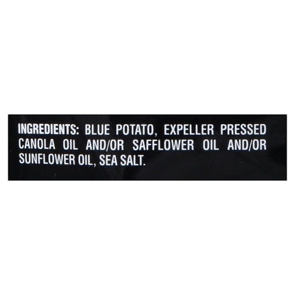 Terra Chips Blue Potato, 12 x 5 oz Case - Ingredients label