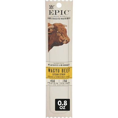 Epic Wagyu Beef Strip, 4 x 20 x 0.8 oz Case - Meat, Poultry & Seafood