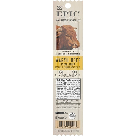 Epic Wagyu Beef Strip, 4 x 20 x 0.8 oz Case - DOT product image 5