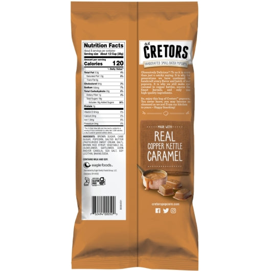 G.H. Cretors Just The Caramel Corn, 12 x 8 oz Case - DOT product image 2