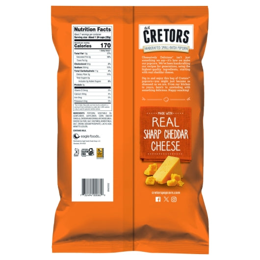G.H. Cretors Just The Cheese Corn, 12 x 6.5 oz Case - DOT product image 2