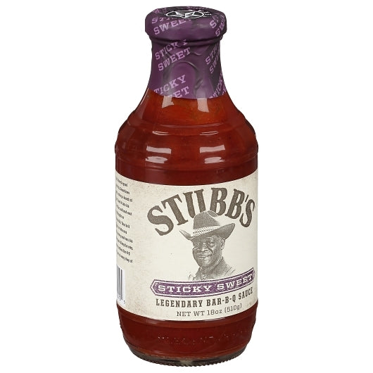 Stubbs Sticky Sweet Bbq Sauce Bottle, 6 x 18 oz Case - DOT product image 7