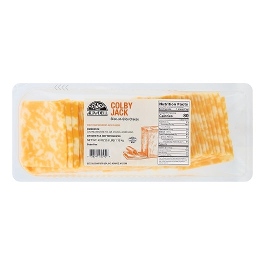 Roth Kase Signatures Colby Jack Sliced Cheese, 4 x 2.5 lb Case - DOT product image 4