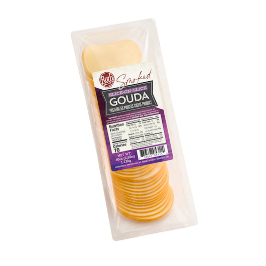 Roth Slice-on-Slice Smoked Gouda Flavored Slice, 4 x 2.5 lb Case - DOT product image 6
