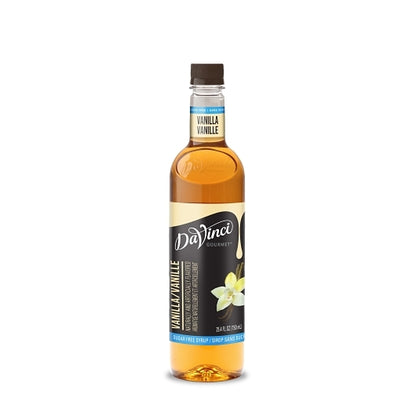 Da Vinci Sugar Free Vanilla Syrup, 4 x 750 ML Case - Condiments & Sauces