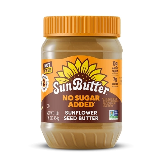 SunButter No Sugar SUNFLOWER SEED Butter, 6 x 1 lb Case - DOT product image 2