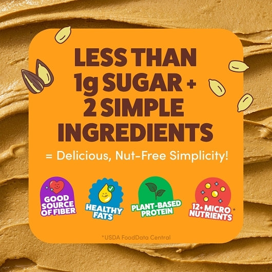 SunButter No Sugar SUNFLOWER SEED Butter, 6 x 1 lb Case - DOT product image 4