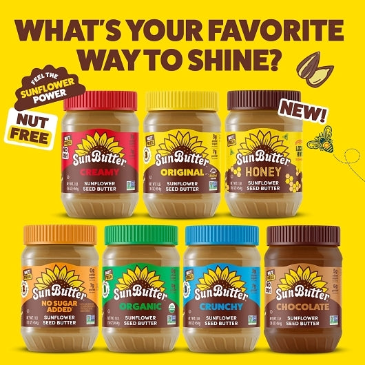 SunButter No Sugar SUNFLOWER SEED Butter, 6 x 1 lb Case - DOT product image 6