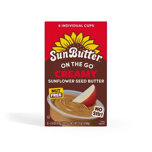 SunButter CREAMY ON THE GO CANISTERS, 6 x 9 oz Case - DOT product image 2