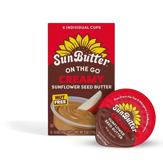 SunButter CREAMY ON THE GO CANISTERS, 6 x 9 oz Case - DOT product image 6