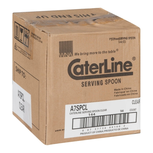 CaterLine SERVING SPOON 9 INCH CLEAR POLYSTYRENE, 1 x 144 each Case - DOT product image 5