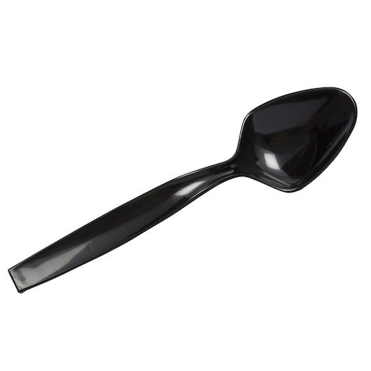 CaterLine SPOON BLACK PLASTIC 9 INCH UTENSIL, 1 x 144 each Case - DOT product image 2