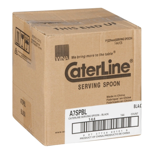 CaterLine SPOON BLACK PLASTIC 9 INCH UTENSIL, 1 x 144 each Case - DOT product image 5